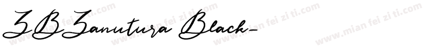 ZBZanutura Black字体转换